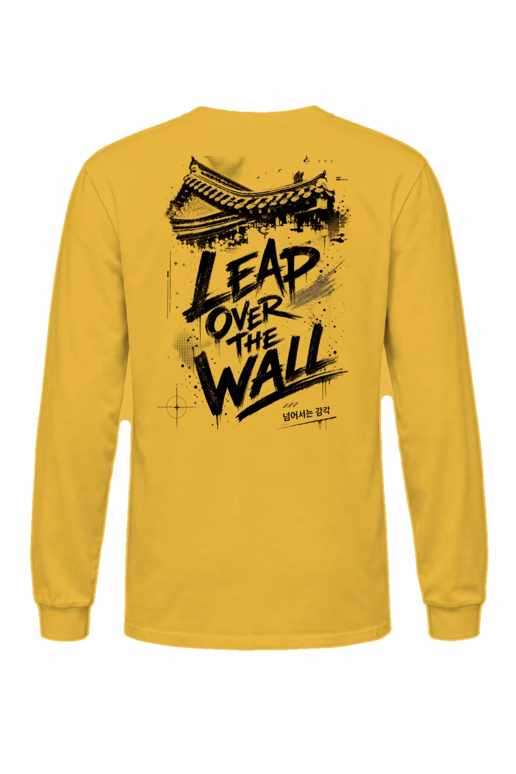 "Temple Roof Ink" Unisex Longsleeve T-shirt | Gildan 2400
