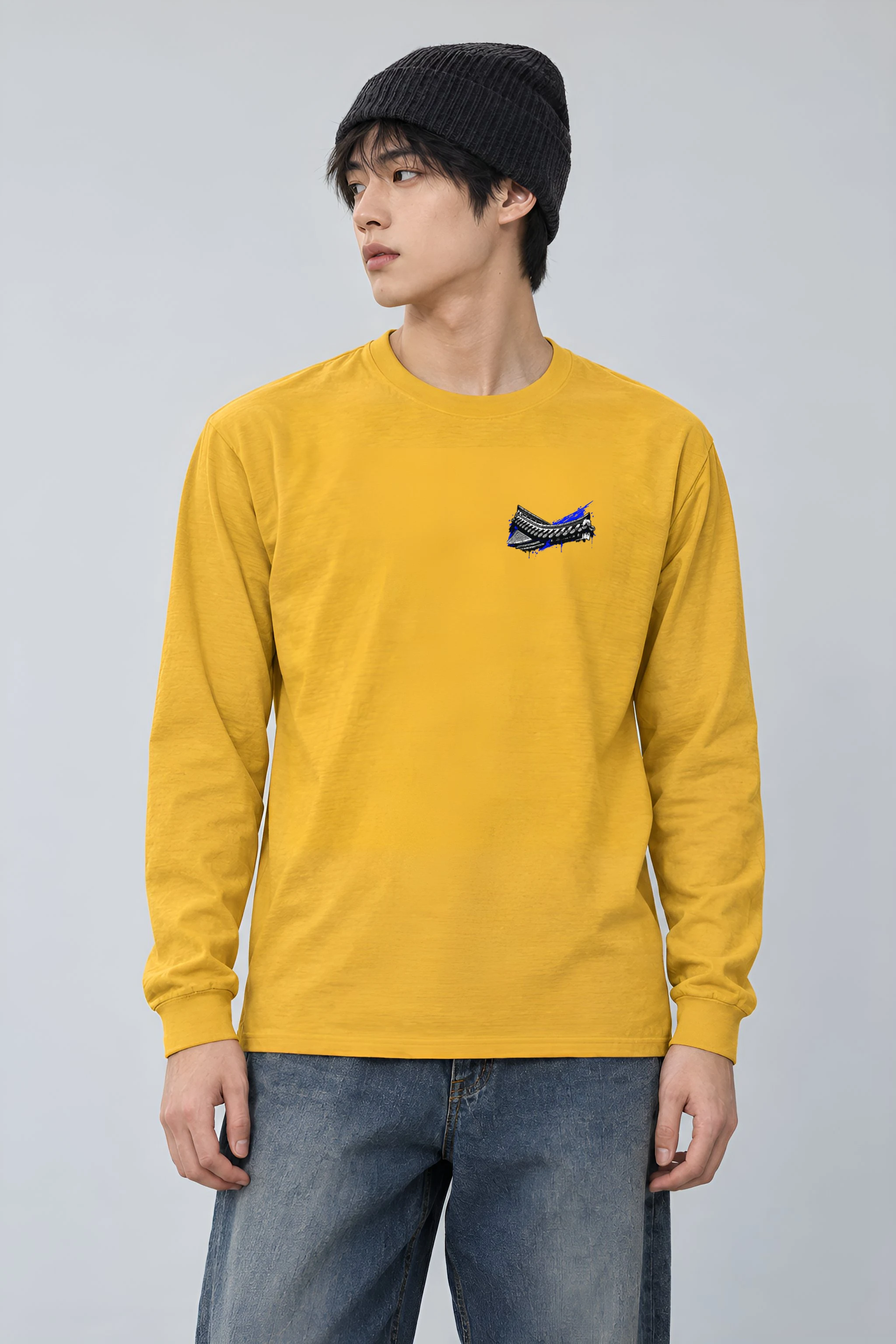 "Temple Roof Ink" Unisex Longsleeve T-shirt