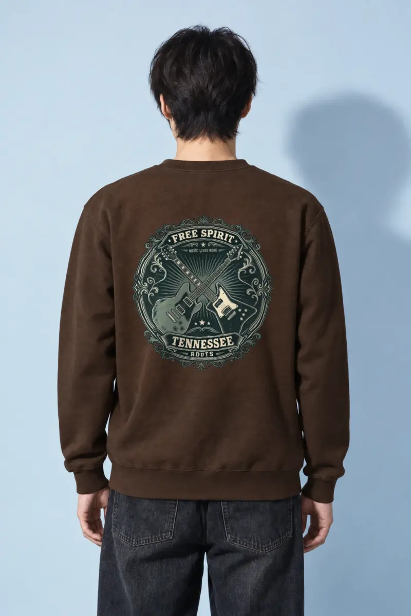 "Tennessee Music Roots" Heavy Blend Unisex Crewneck Sweatshirt