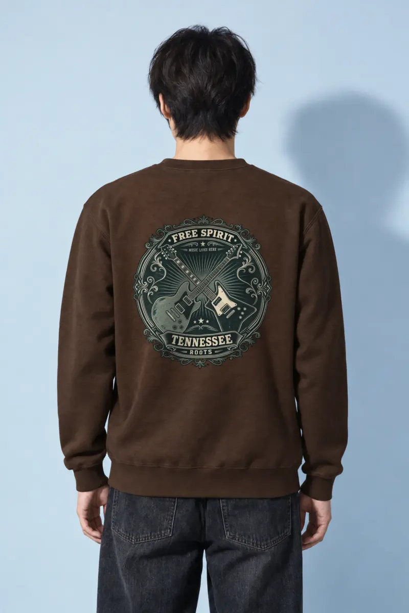 "Tennessee Music Roots" Heavy Blend Unisex Crewneck Sweatshirt
