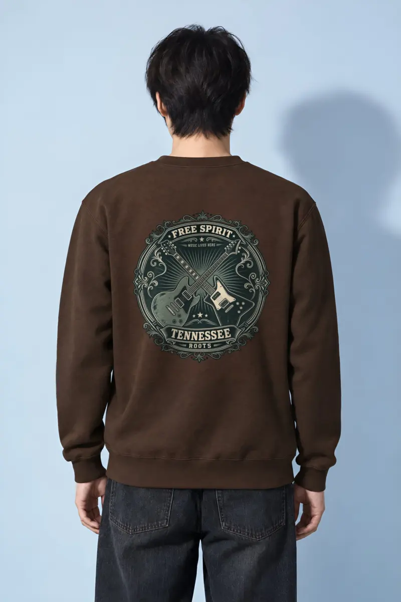 "Tennessee Music Roots" Heavy Blend Unisex Crewneck Sweatshirt