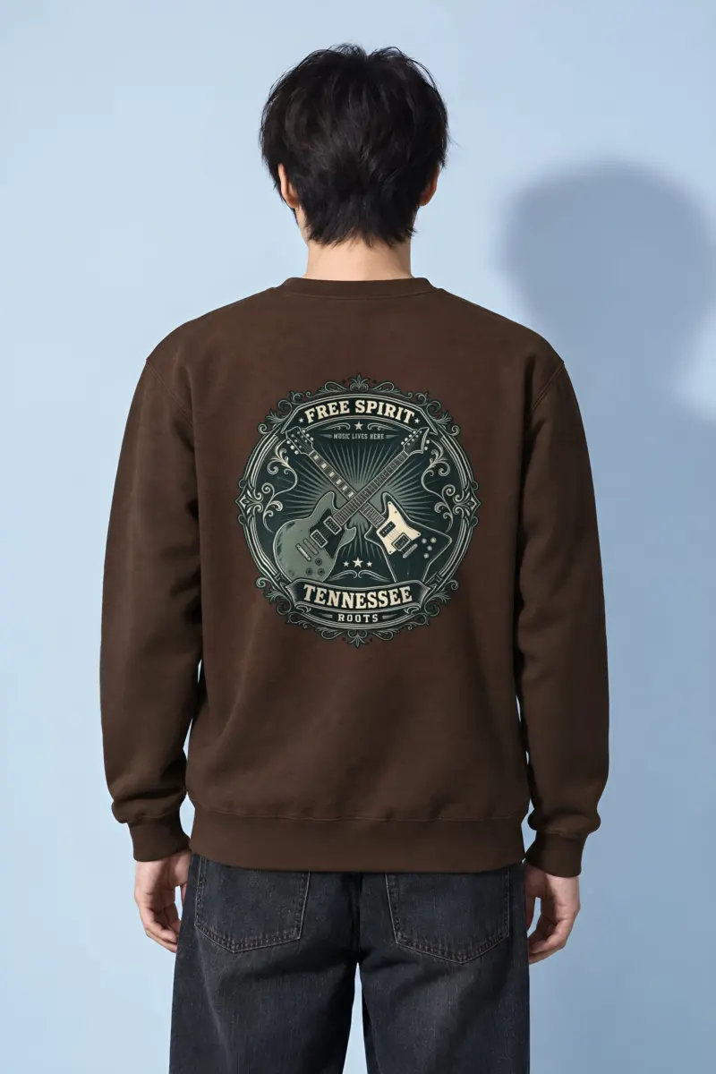 "Tennessee Music Roots" Heavy Blend Unisex Crewneck Sweatshirt