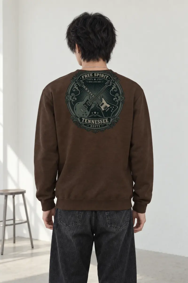 "Tennessee Music Roots" Heavy Blend Unisex Crewneck Sweatshirt