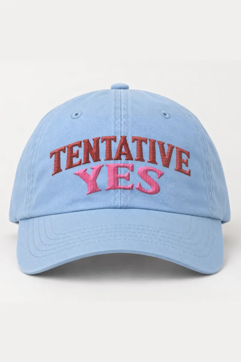 "Tentative Yes" Classic Dad Hat · Embroidered