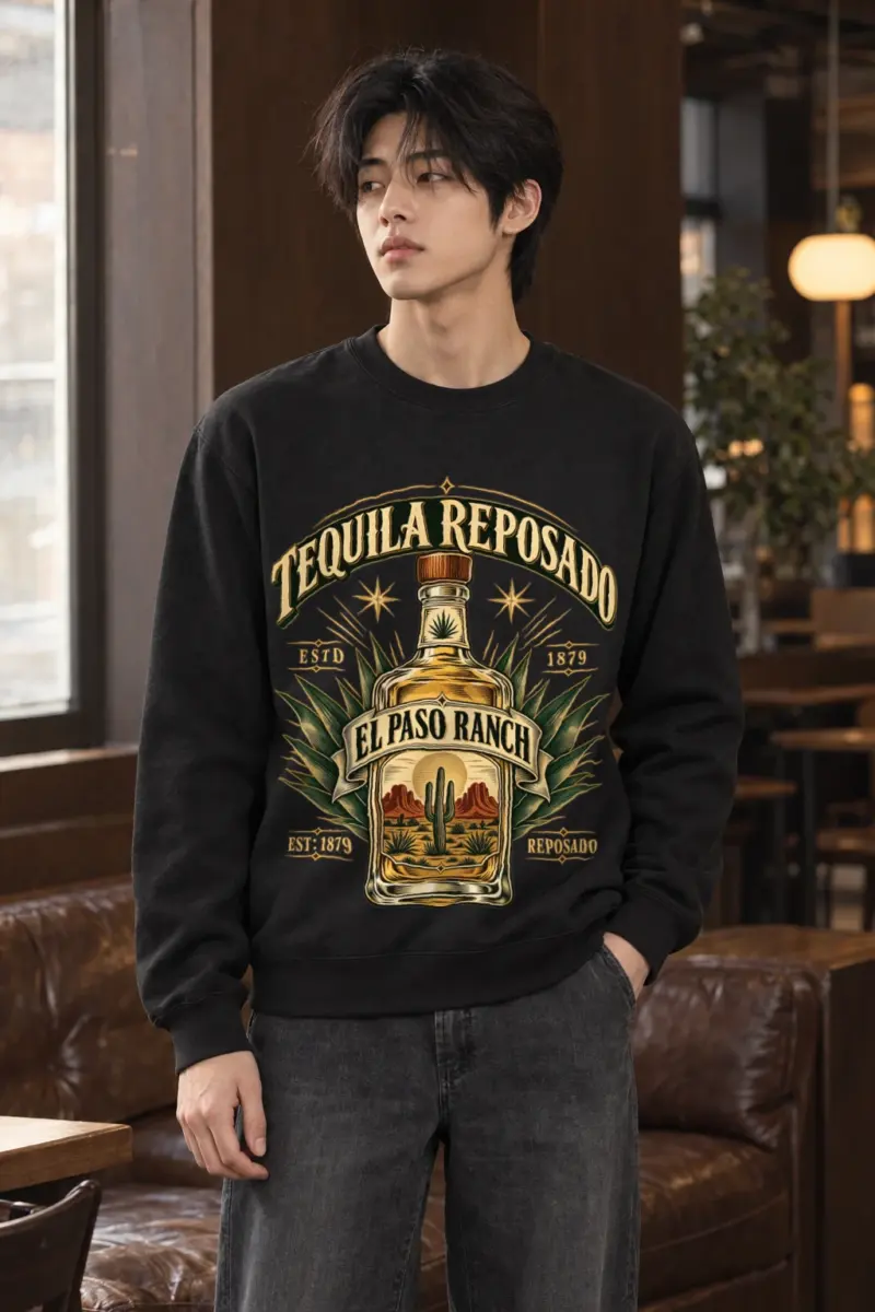 "Tequila Reposado Ranch" Heavy Blend Unisex Crewneck Sweatshirt