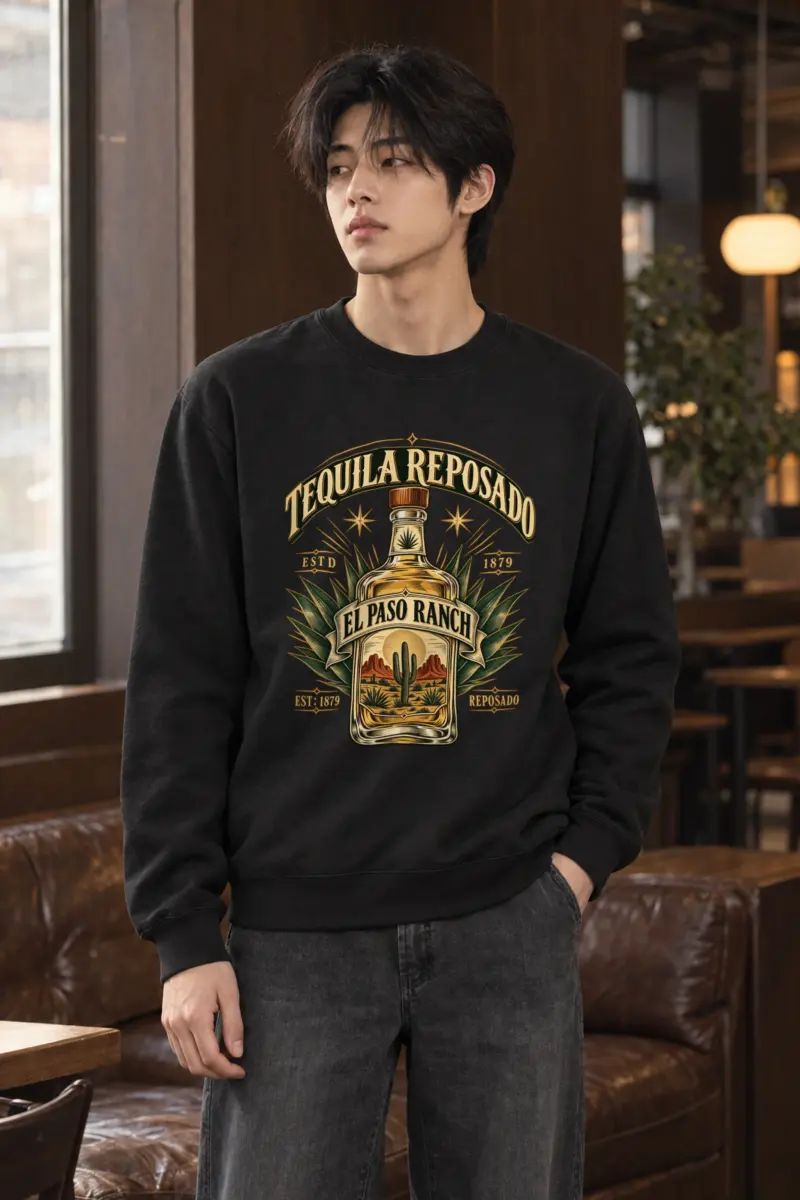 "Tequila Reposado Ranch" Heavy Blend Unisex Crewneck Sweatshirt