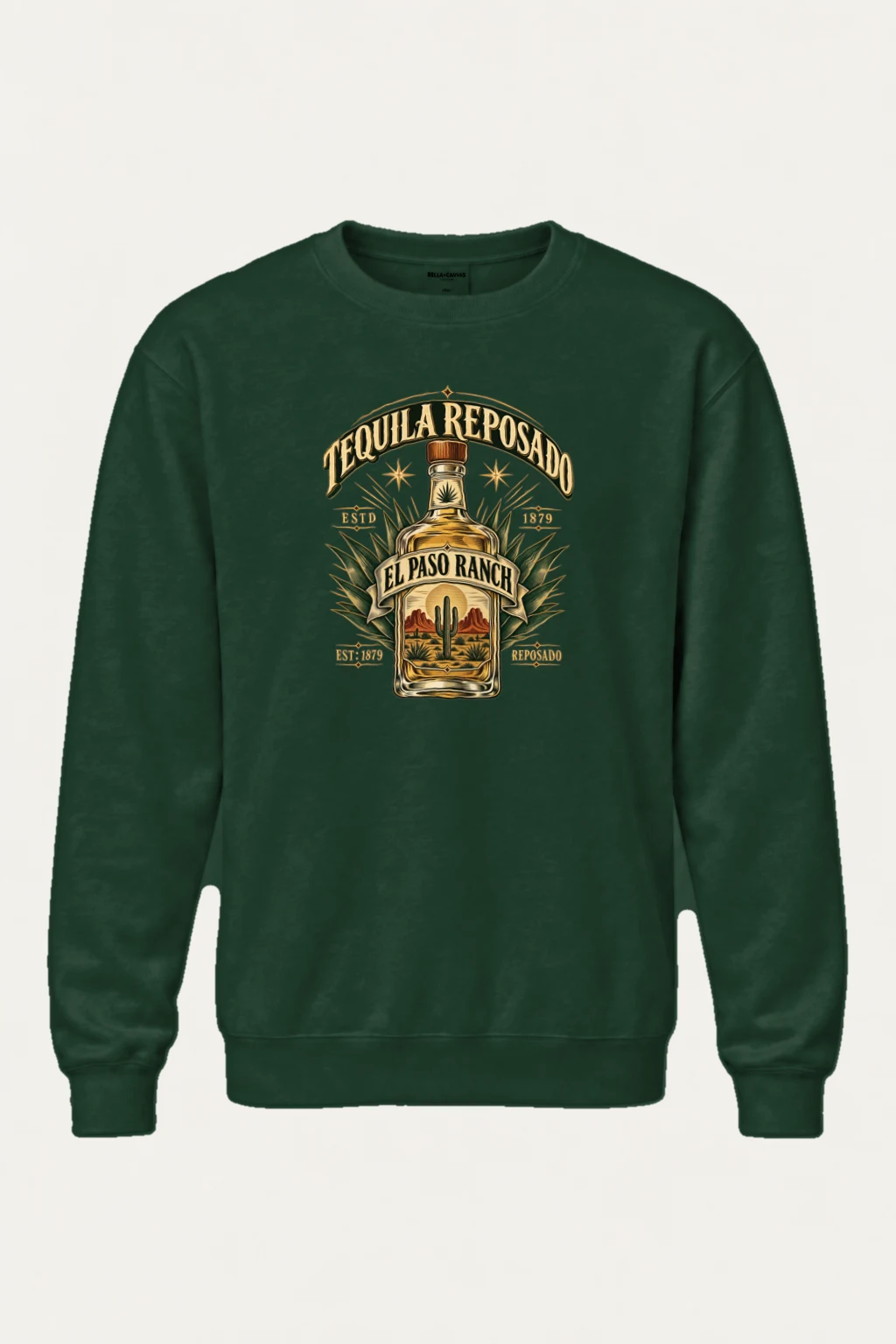 "Tequila Reposado Ranch" Heavy Blend Unisex Crewneck Sweatshirt | Gildan 18000