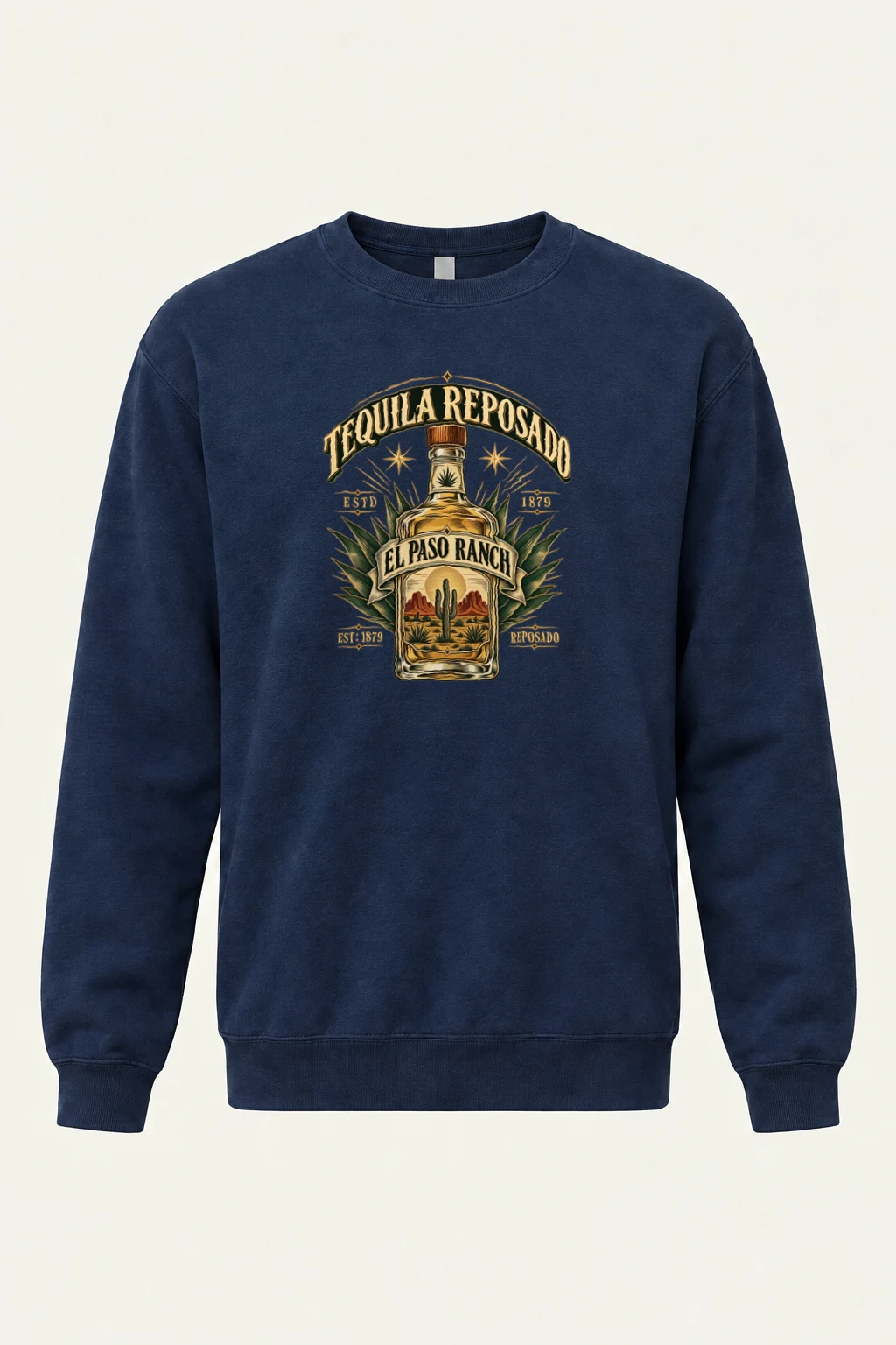"Tequila Reposado Ranch" Heavy Blend Unisex Crewneck Sweatshirt | Gildan 18000