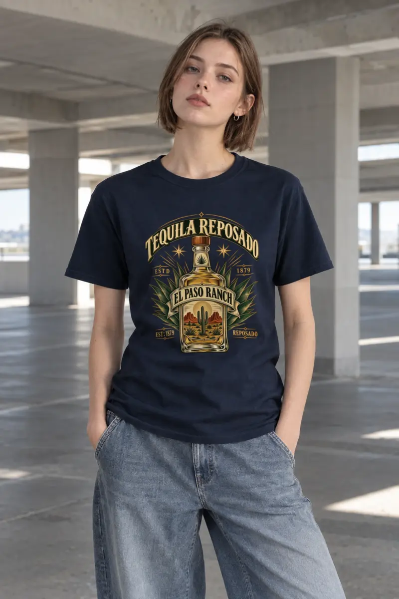 "Tequila Reposado Ranch" Heavyweight Unisex Crewneck T-shirt