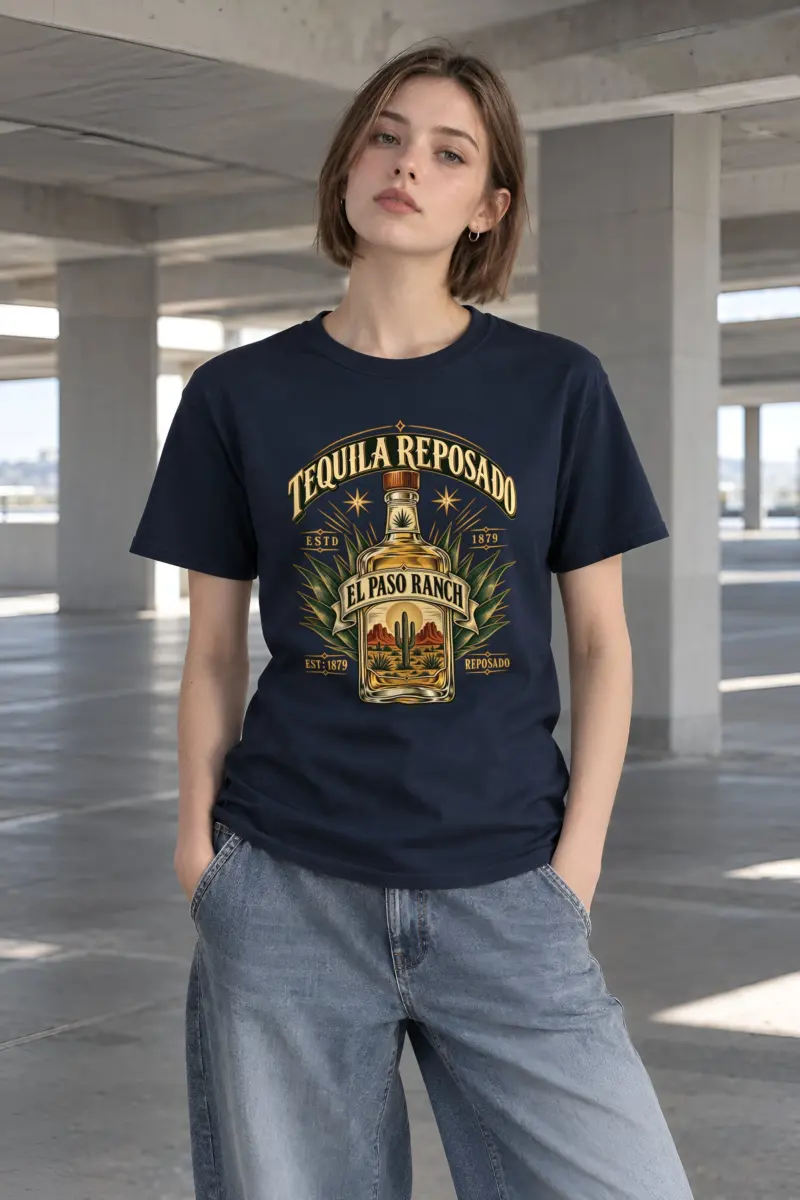"Tequila Reposado Ranch" Heavyweight Unisex Crewneck T-shirt