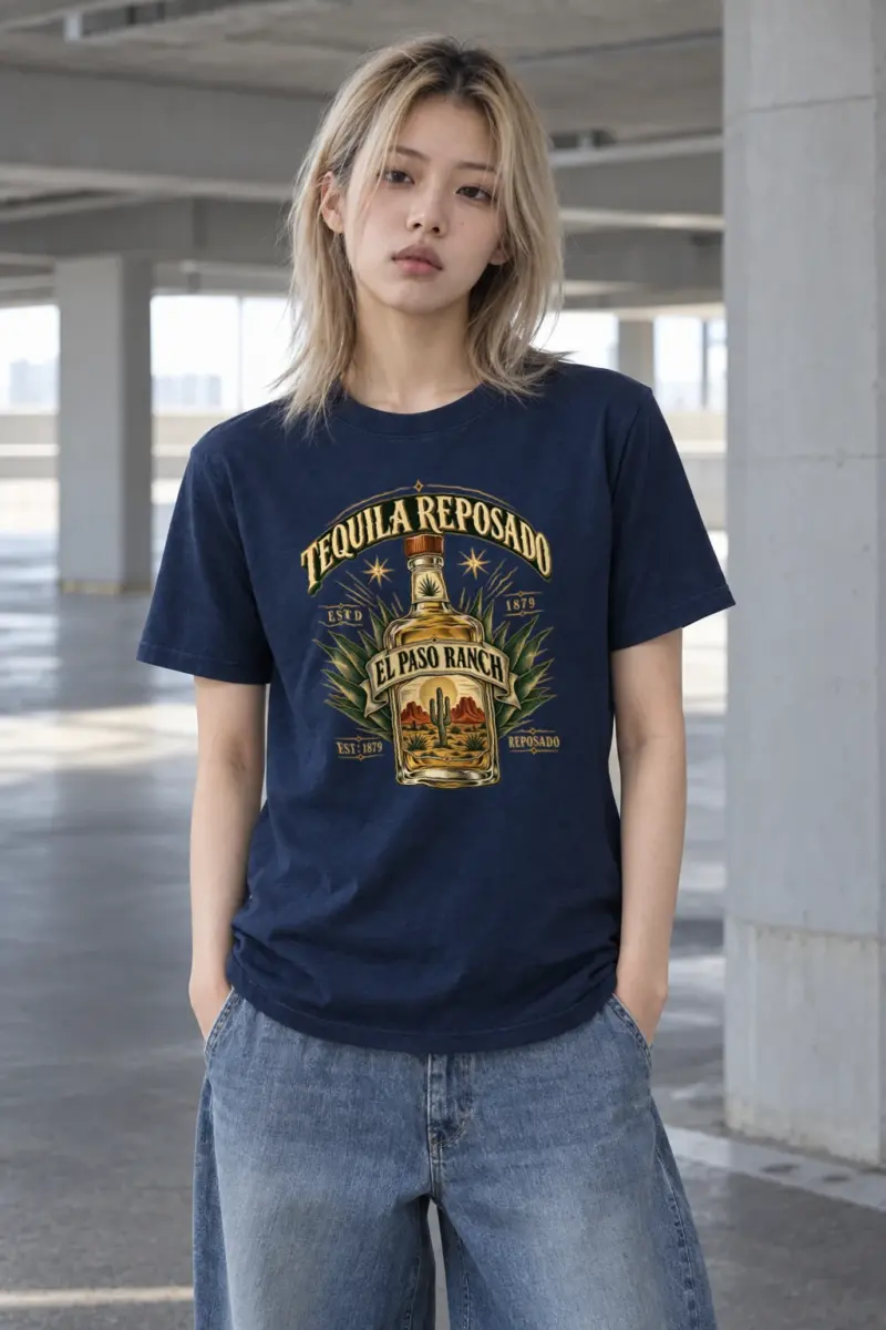 "Tequila Reposado Ranch" Heavyweight Unisex Crewneck T-shirt