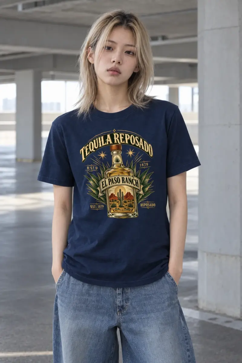 "Tequila Reposado Ranch" Heavyweight Unisex Crewneck T-shirt