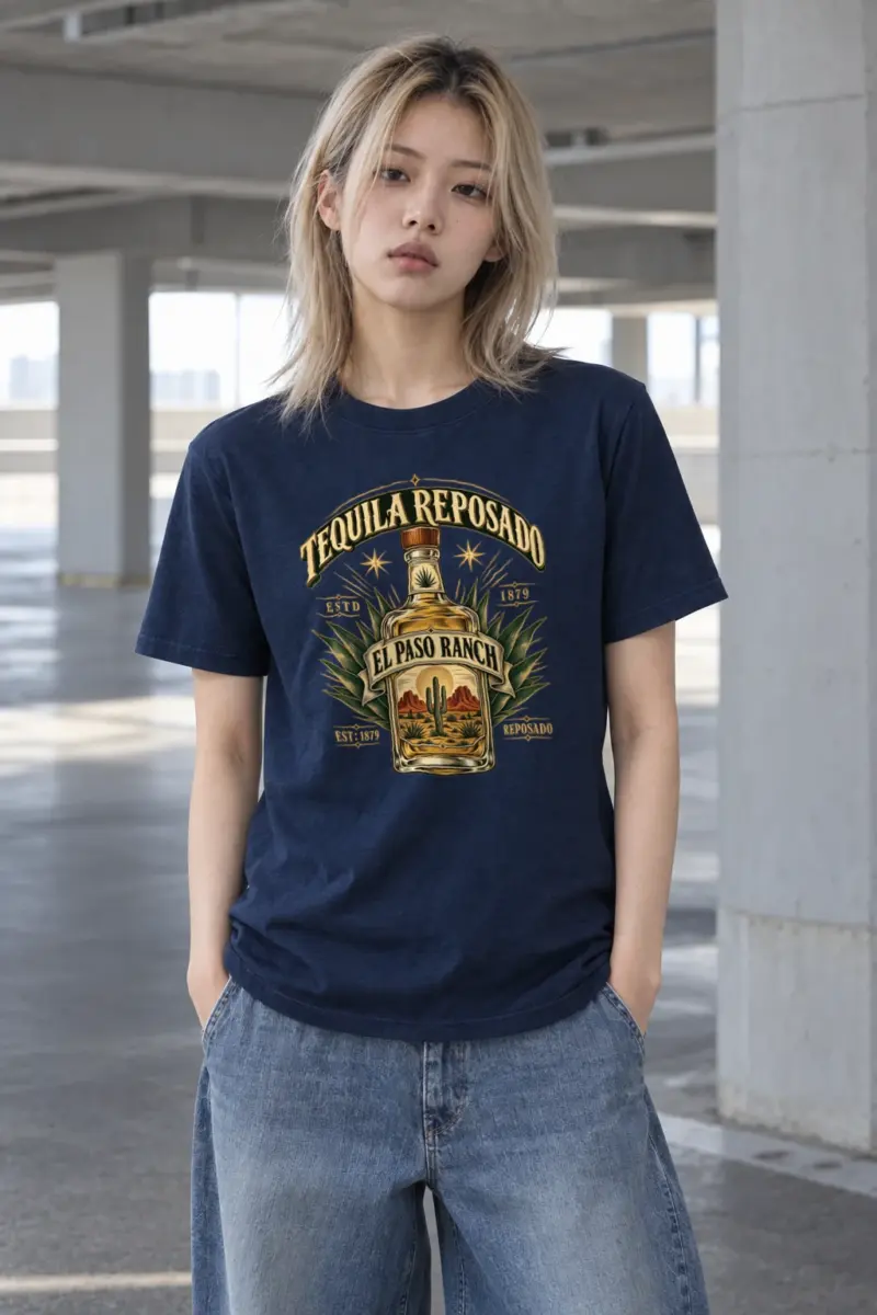 "Tequila Reposado Ranch" Heavyweight Unisex Crewneck T-shirt
