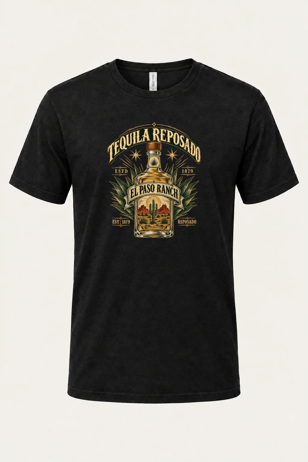 "Tequila Reposado Ranch" Heavyweight Unisex Crewneck T-shirt | Gildan 5000