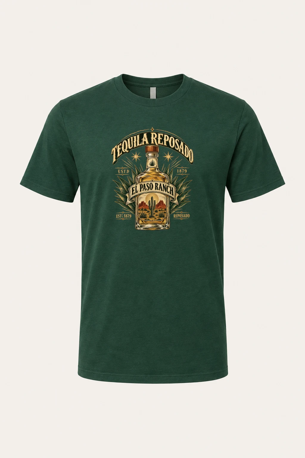 "Tequila Reposado Ranch" Heavyweight Unisex Crewneck T-shirt | Gildan 5000