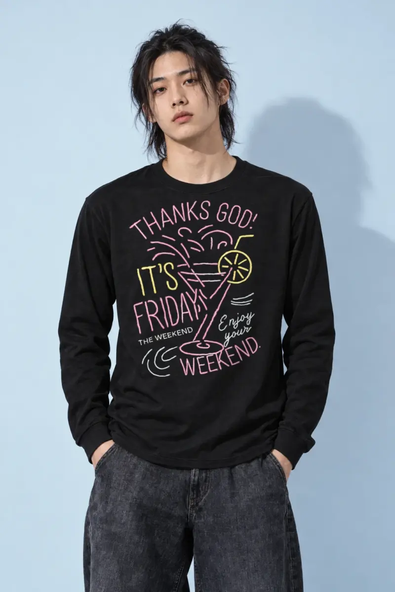 "Thank God It’s Friday" Unisex Longsleeve T-shirt