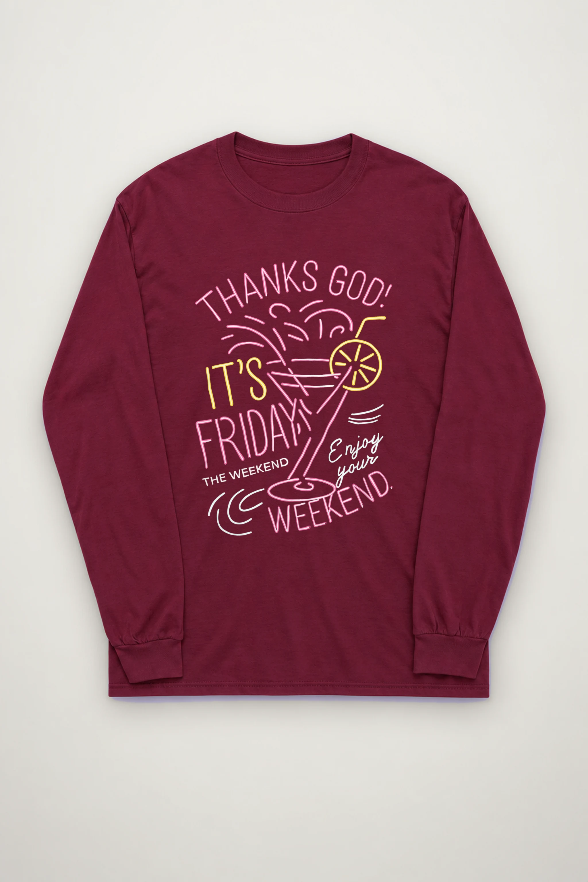 "Thank God It’s Friday" Unisex Longsleeve T-shirt
