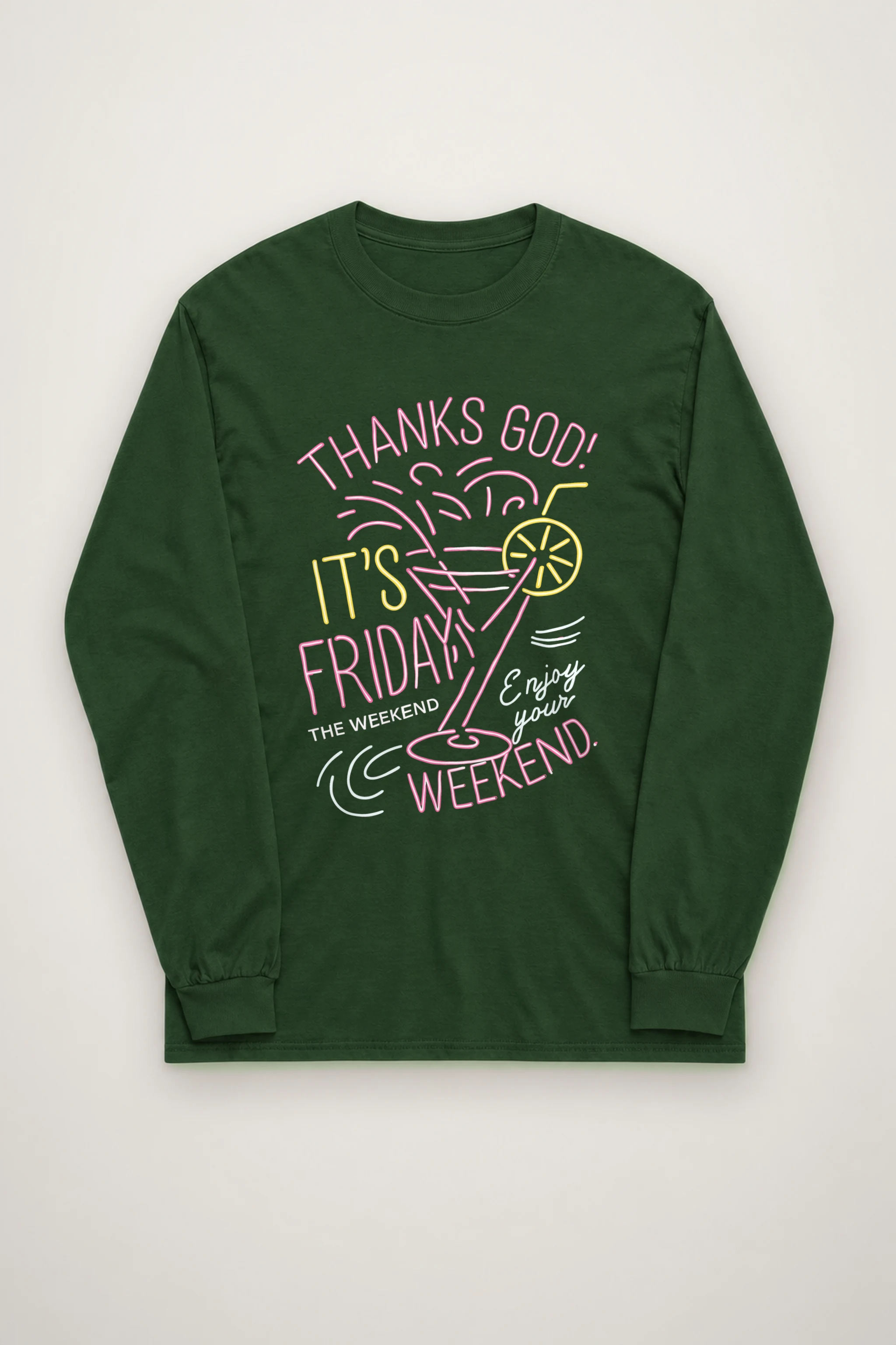 "Thank God It’s Friday" Unisex Longsleeve T-shirt