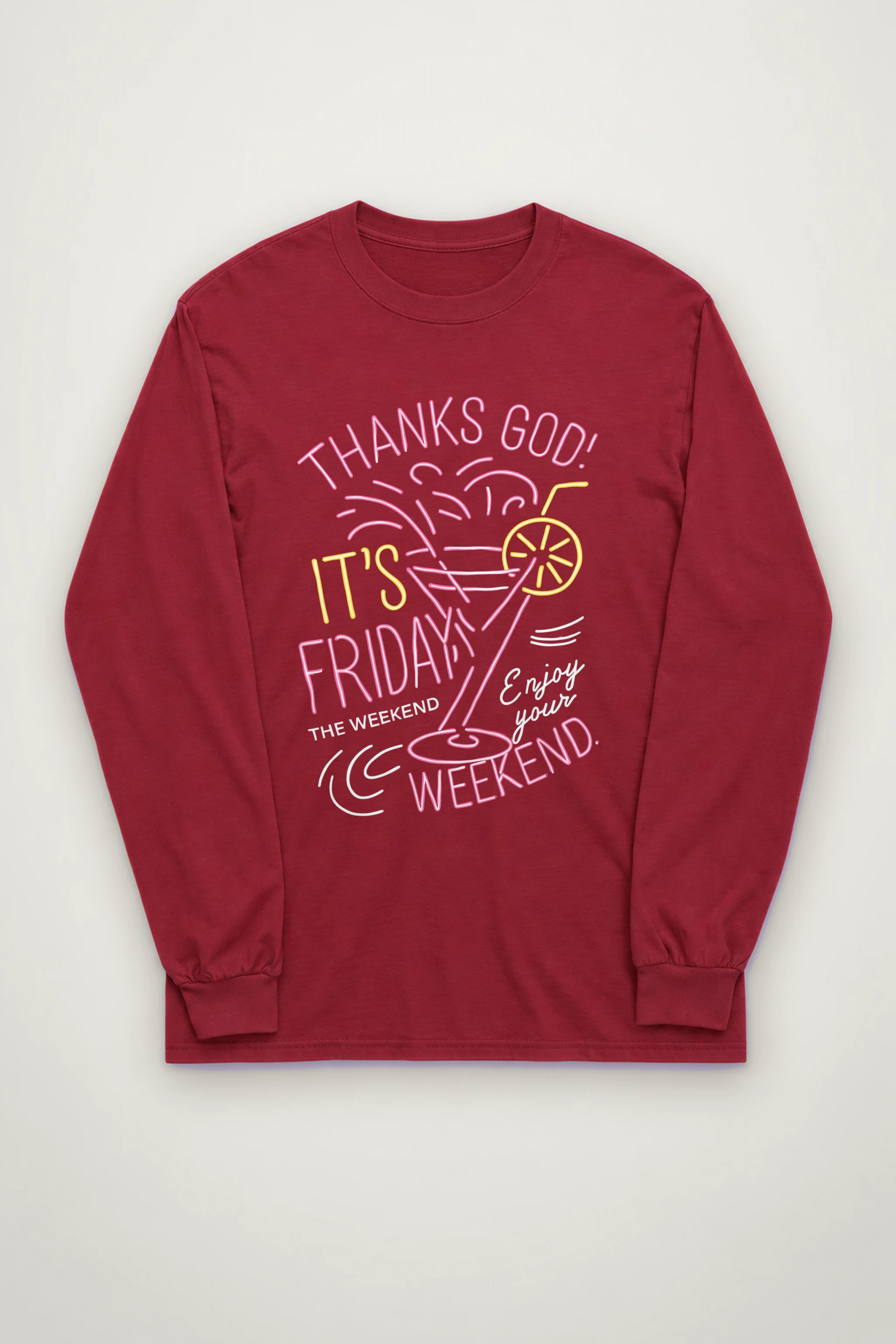 "Thank God It’s Friday" Unisex Longsleeve T-shirt