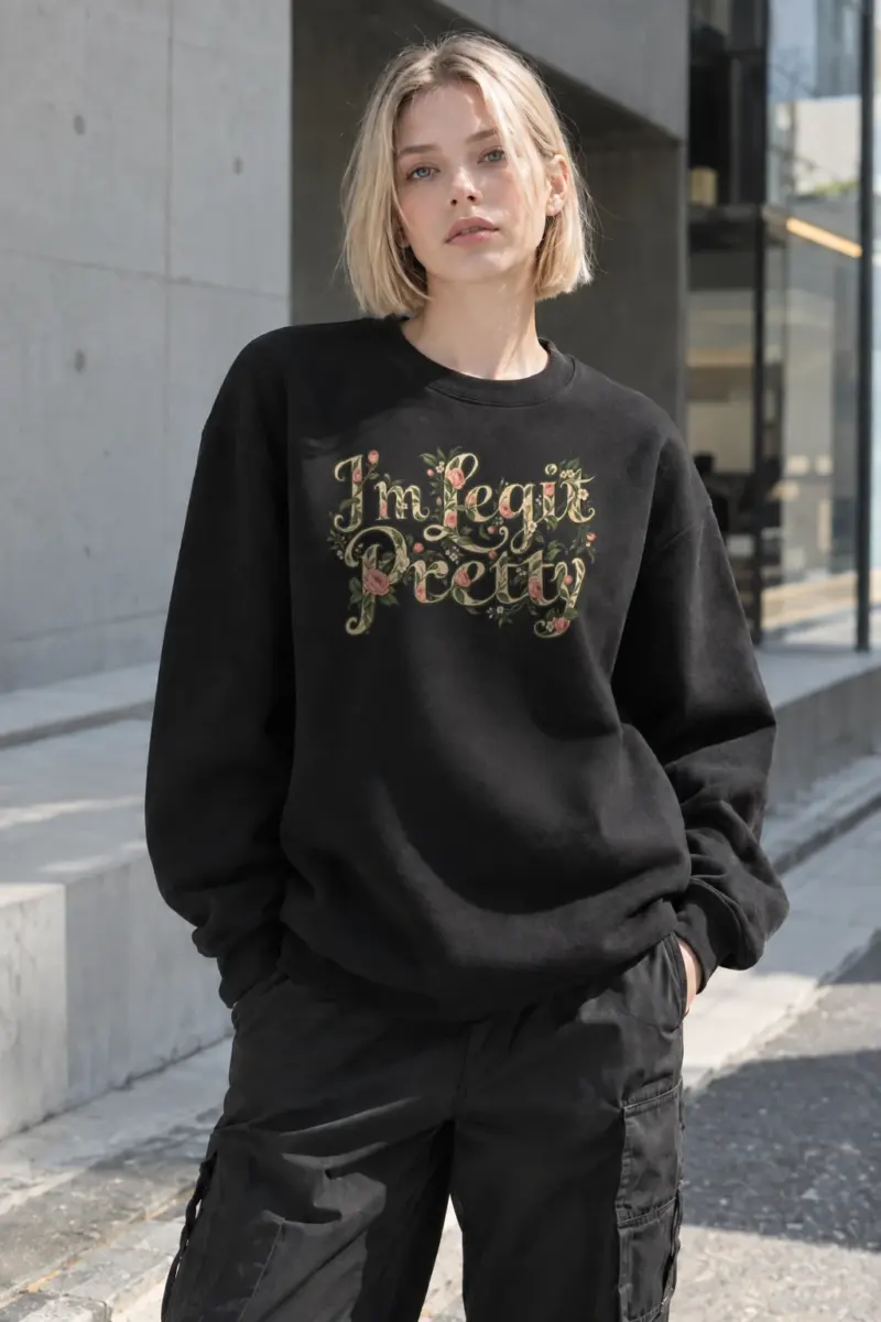 "Thankful & Blessed" Heavy Blend Unisex Crewneck Sweatshirt | Gildan 18000