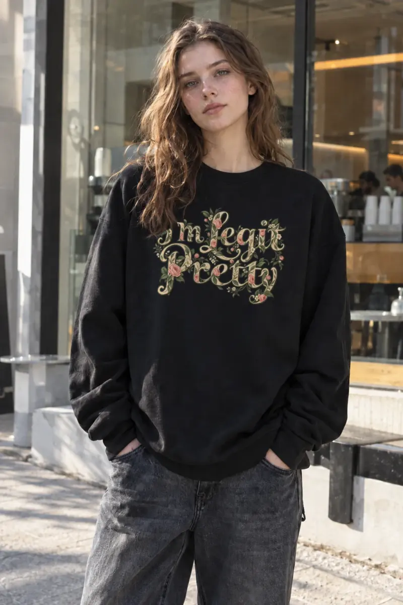 "Thankful & Blessed" Heavy Blend Unisex Crewneck Sweatshirt | Gildan 18000