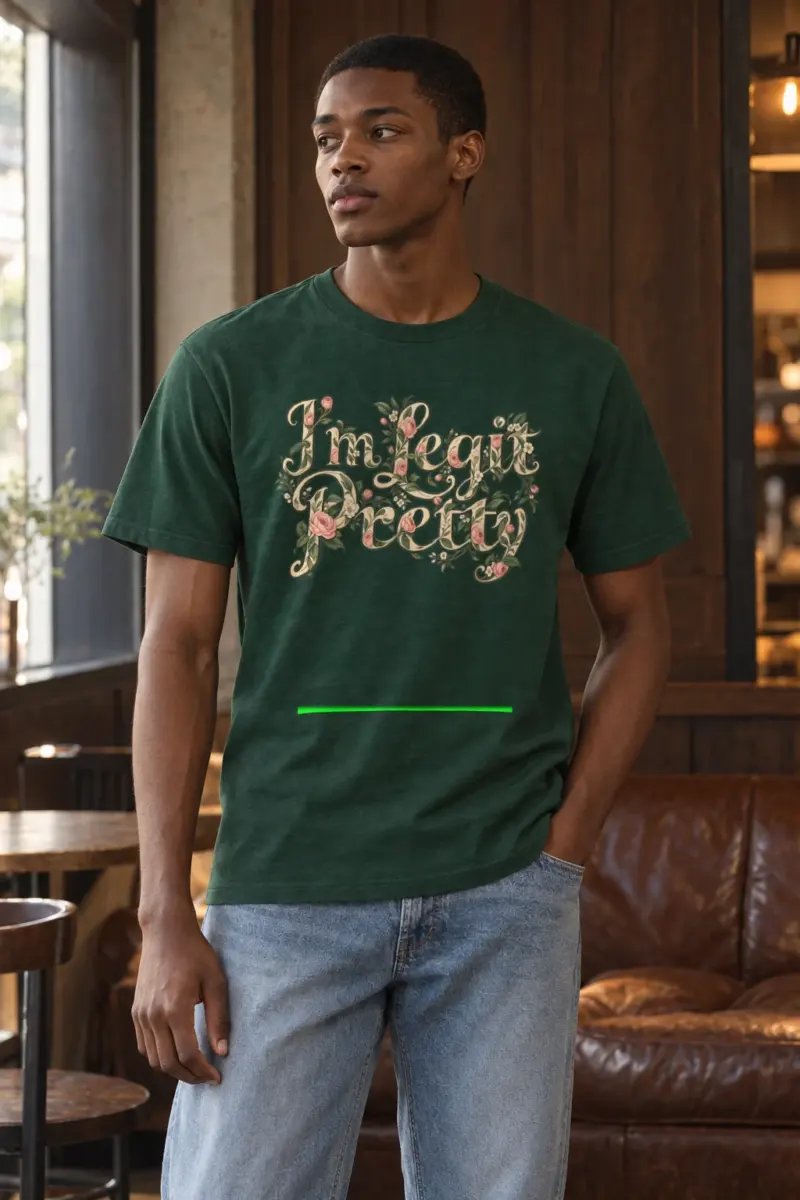 "Thankful & Blessed" Heavyweight Unisex Crewneck T-shirt | Gildan 5000