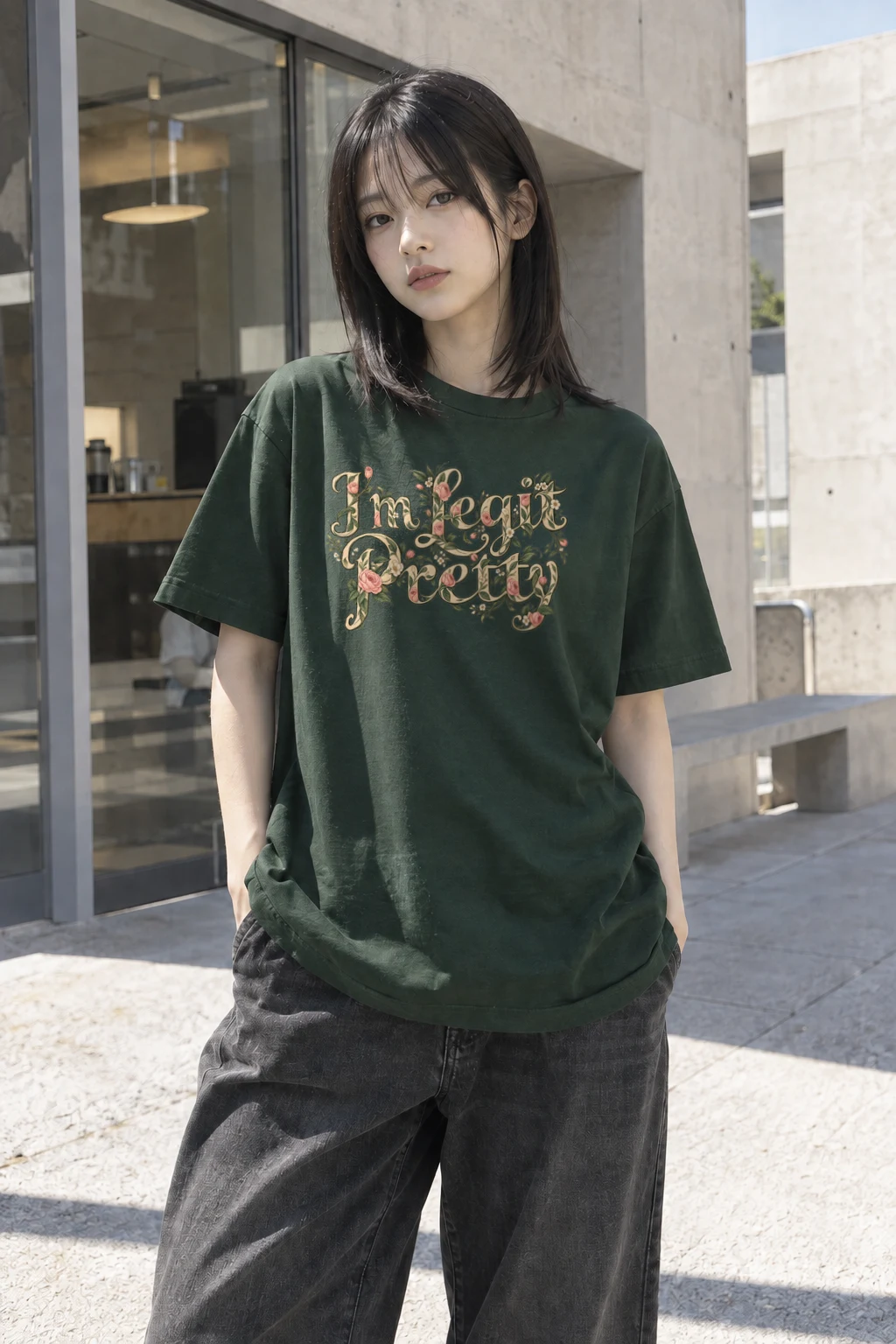 "Thankful & Blessed" Heavyweight Unisex Crewneck T-shirt | Gildan 5000