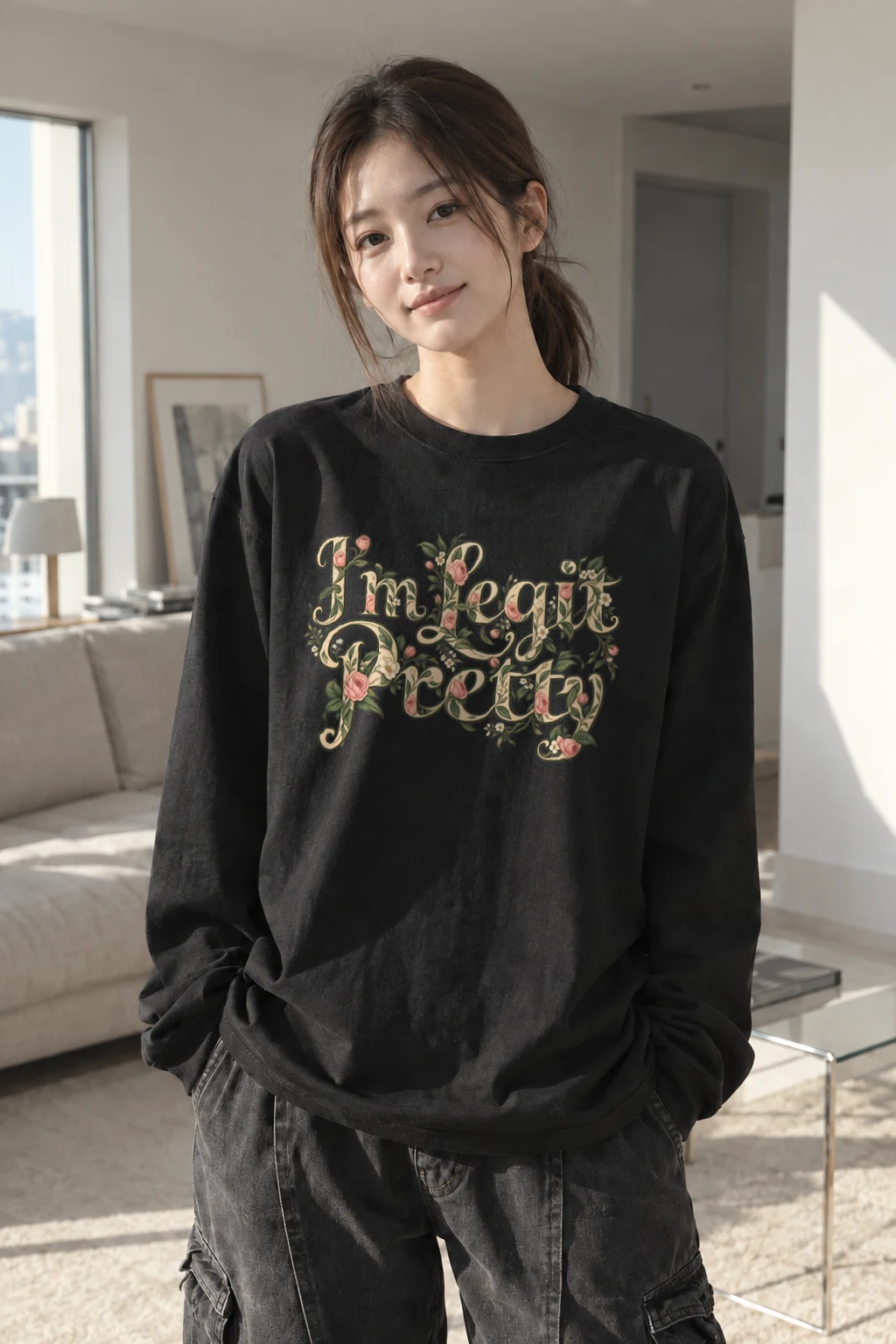 "Thankful & Blessed" Unisex Longsleeve T-shirt | Gildan 2400