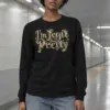 "Botanical Rose Lettering" Unisex Longsleeve T-shirt | Gildan 2400