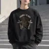 "Thanks To God" Heavy Blend Unisex Crewneck Sweatshirt | Gildan 18000
