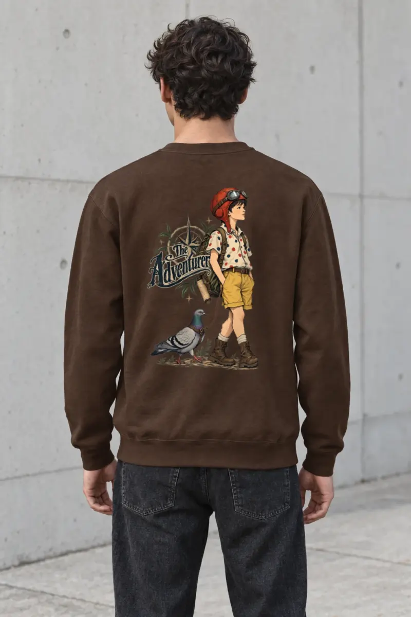 "The Adventurer" Heavy Blend Unisex Crewneck Sweatshirt | Gildan 18000