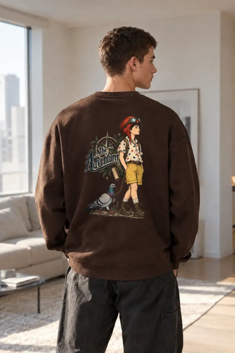"The Adventurer" Heavy Blend Unisex Crewneck Sweatshirt | Gildan 18000