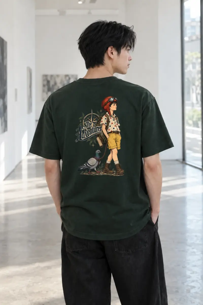 "The Adventurer" Heavyweight Unisex Crewneck T-shirt | Gildan 5000