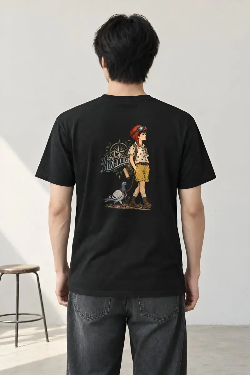 "The Adventurer" Heavyweight Unisex Crewneck T-shirt