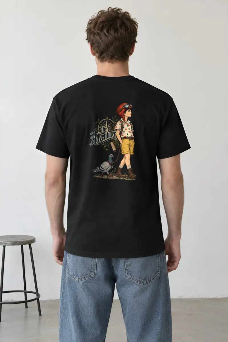 "The Adventurer" Heavyweight Unisex Crewneck T-shirt