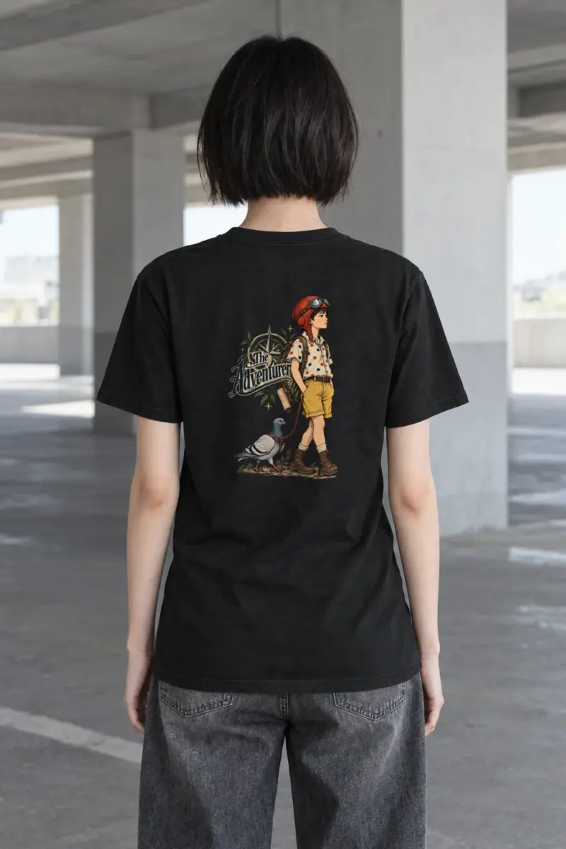 "The Adventurer" Heavyweight Unisex Crewneck T-shirt