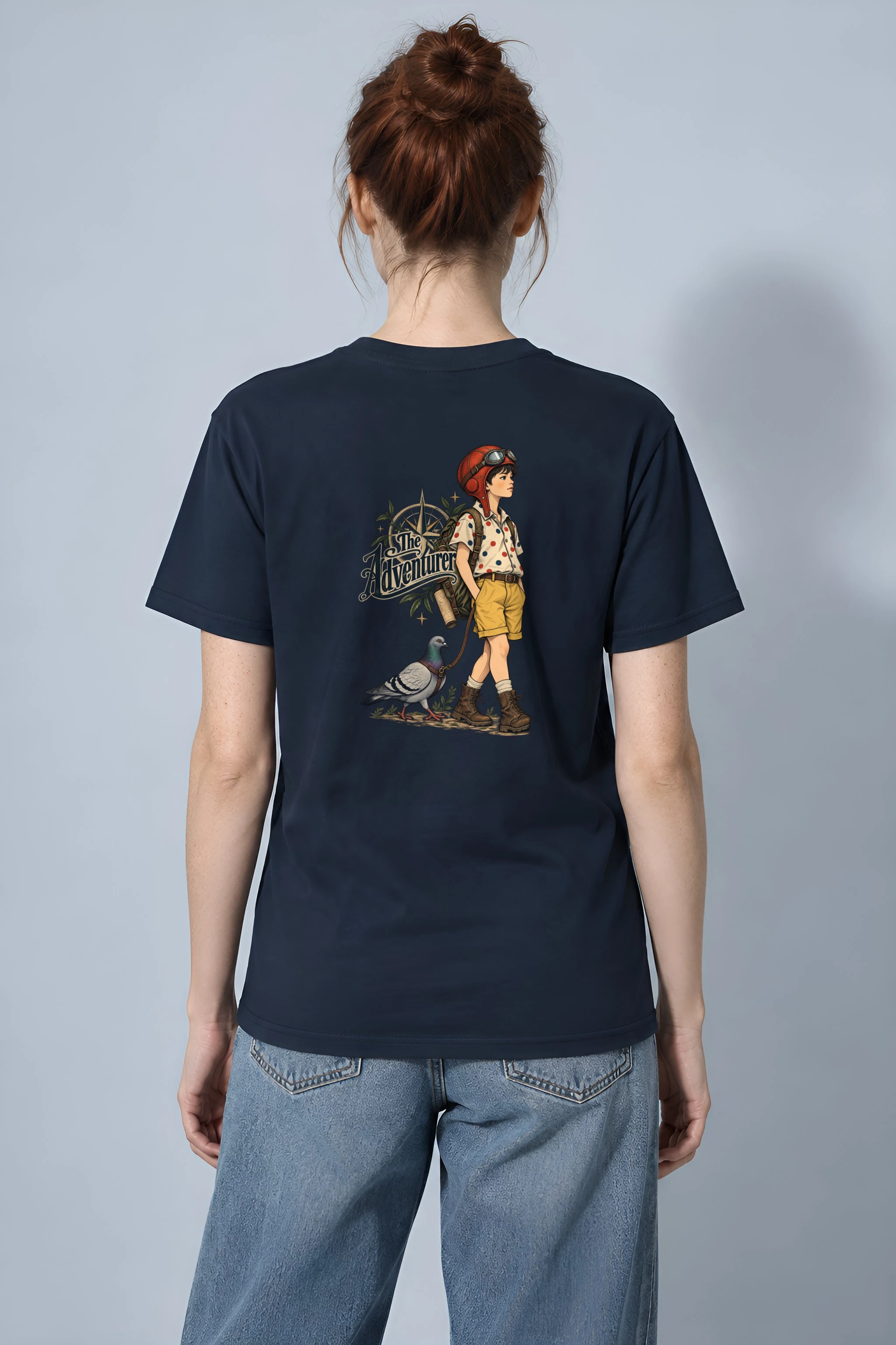 "The Adventurer" Heavyweight Unisex Crewneck T-shirt
