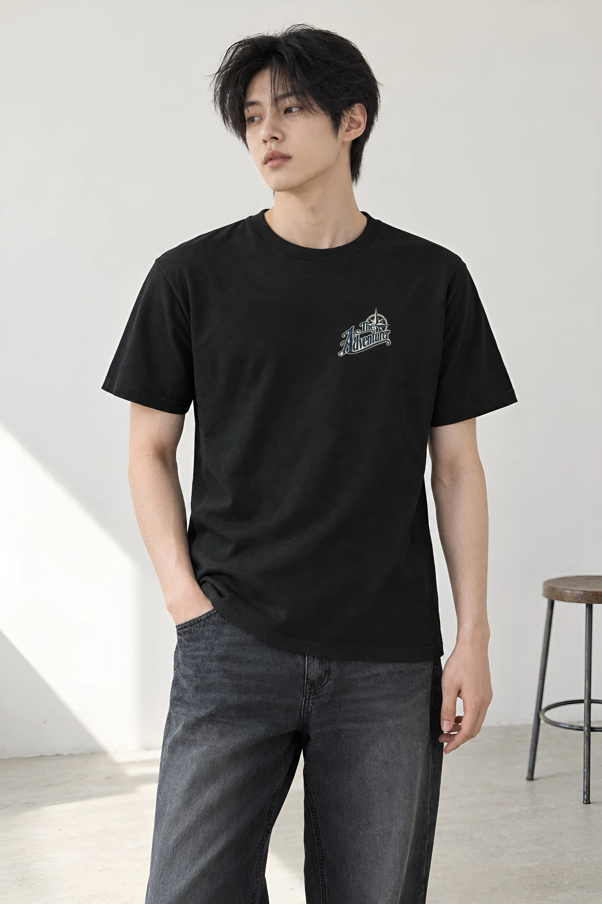 "The Adventurer" Heavyweight Unisex Crewneck T-shirt