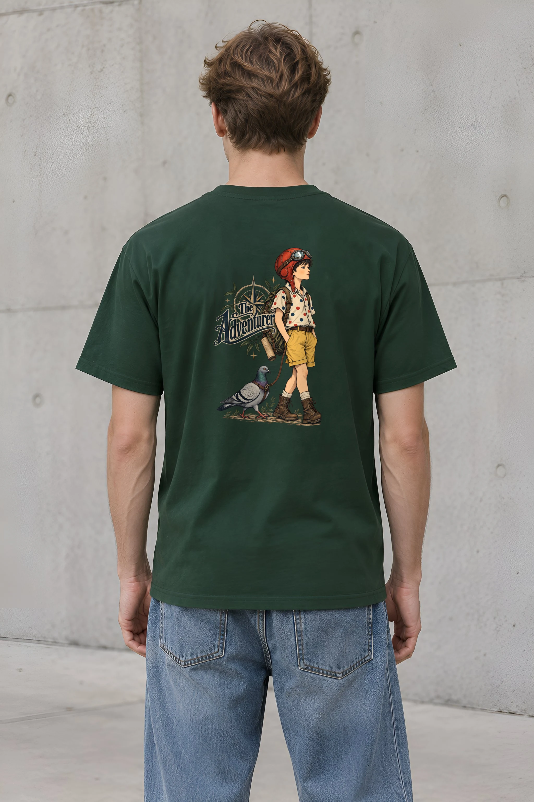 "The Adventurer" Heavyweight Unisex Crewneck T-shirt