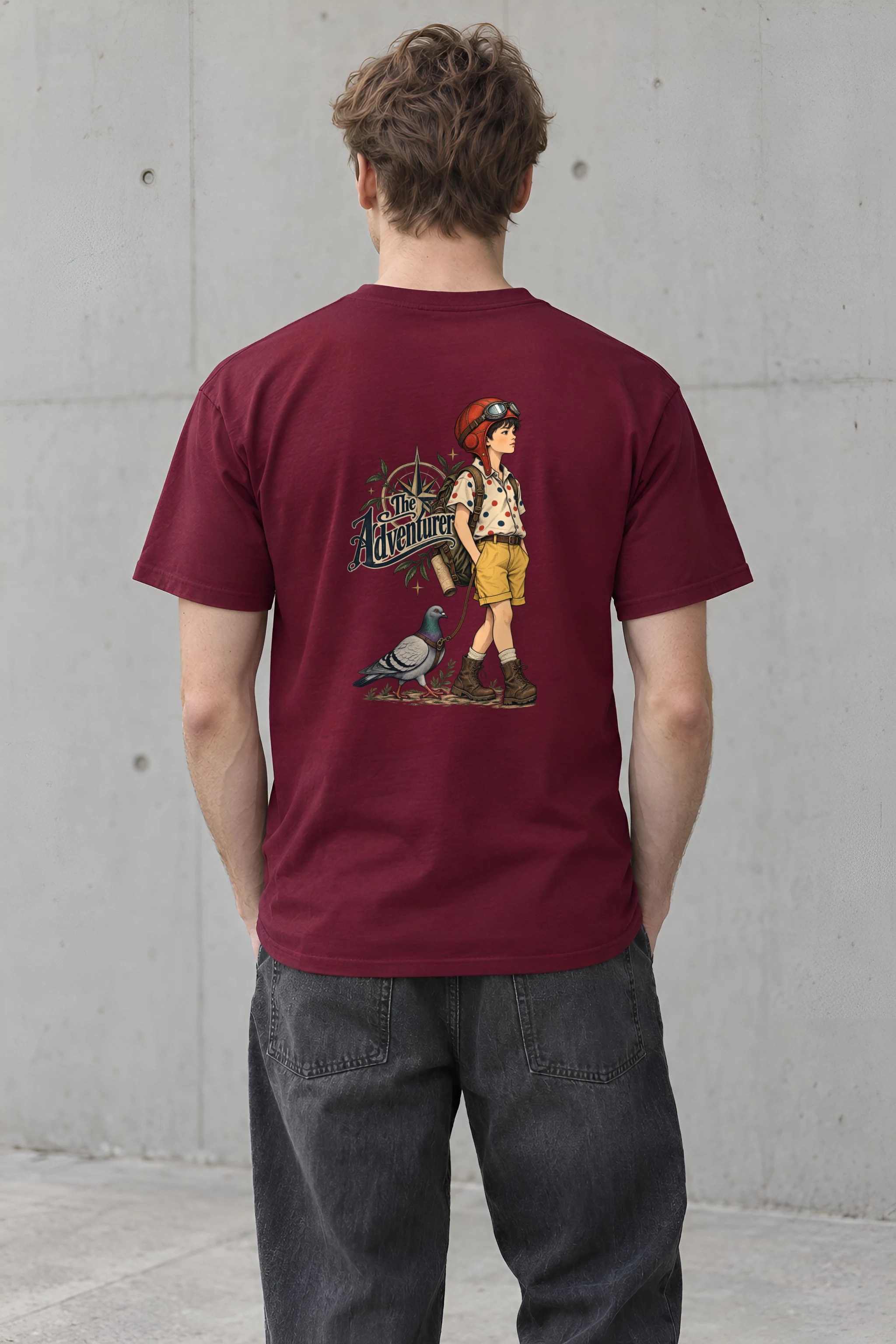 "The Adventurer" Heavyweight Unisex Crewneck T-shirt