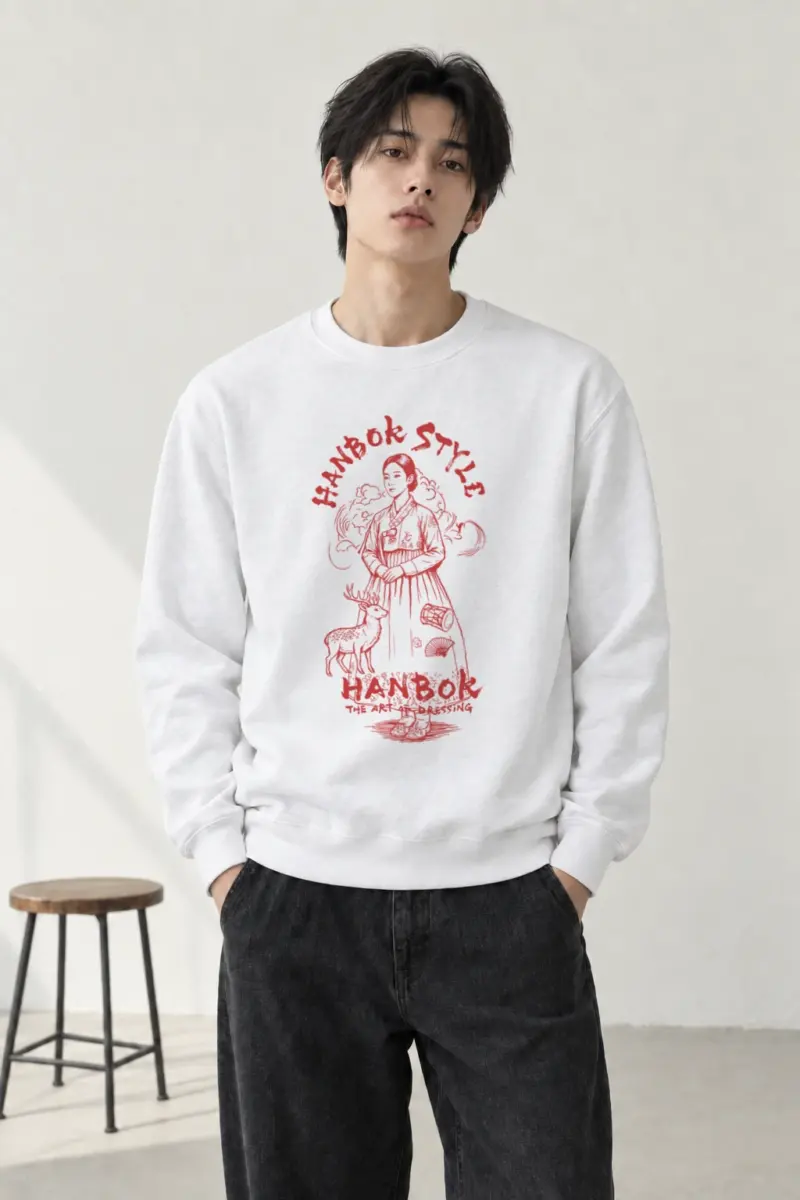 "The Art Of Dressing" Heavy Blend Unisex Crewneck Sweatshirt | Gildan 18000