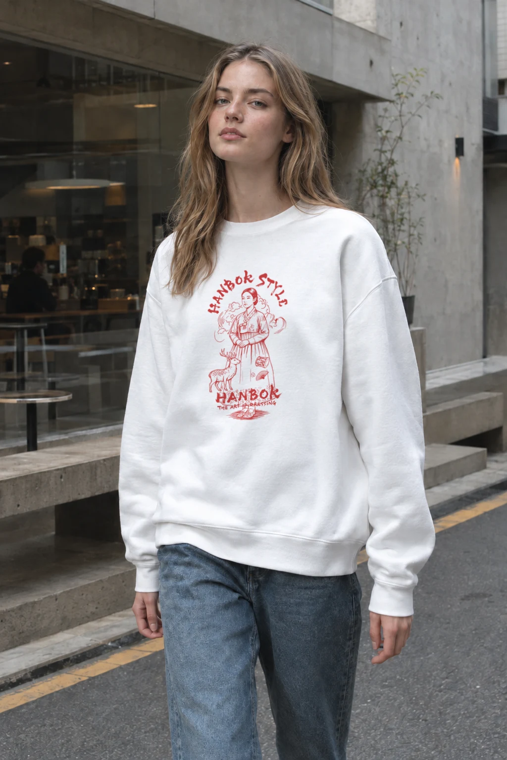 "The Art Of Dressing" Heavy Blend Unisex Crewneck Sweatshirt | Gildan 18000