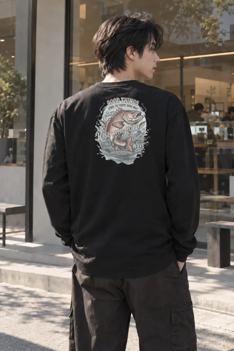 "The Art Of The Angler" Unisex Longsleeve T-shirt | Gildan 2400