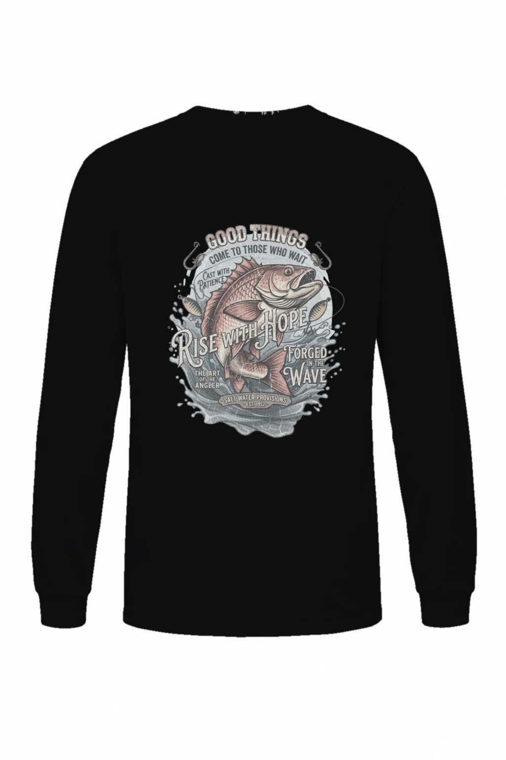 "The Art Of The Angler" Unisex Longsleeve T-shirt | Gildan 2400
