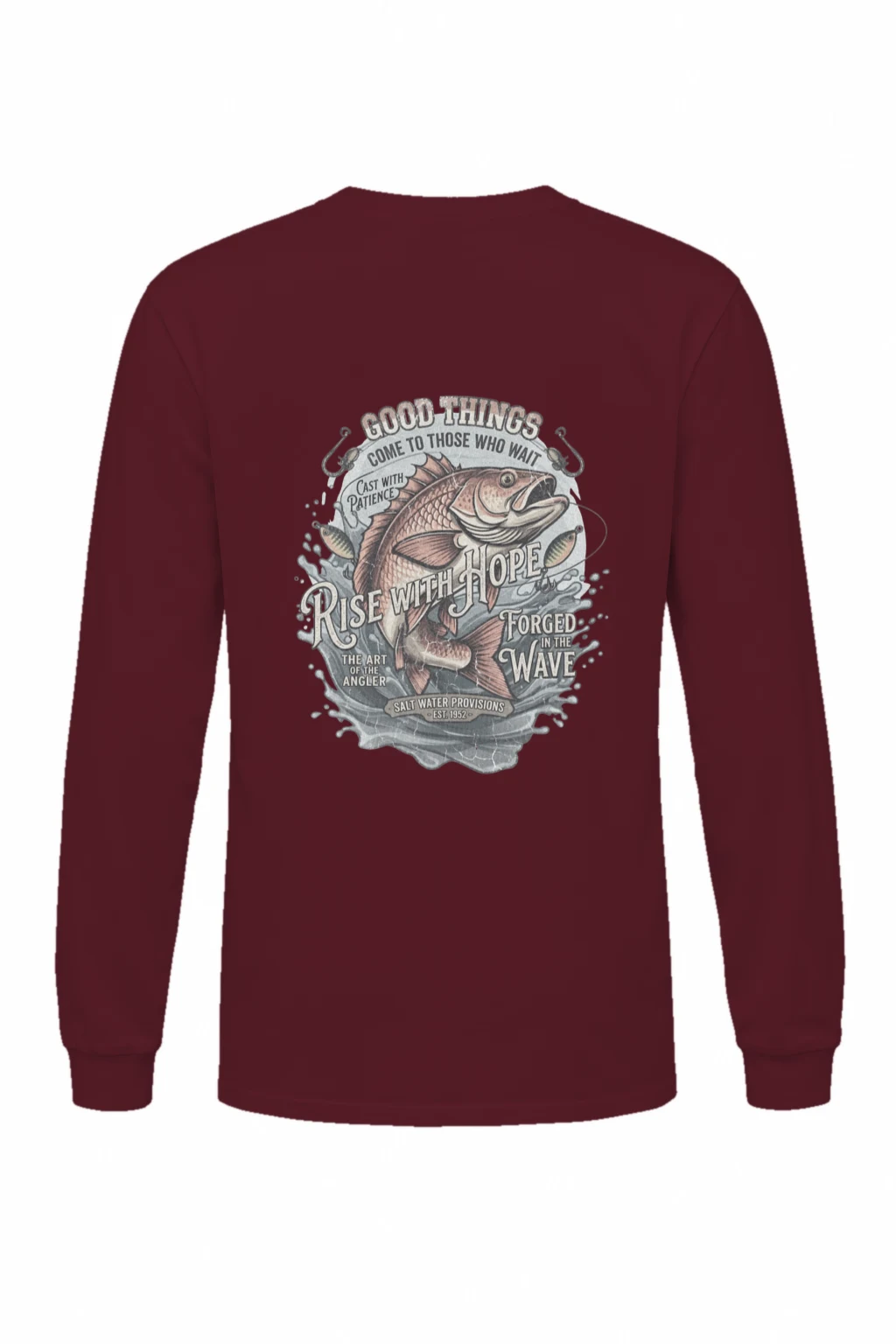 "The Art Of The Angler" Unisex Longsleeve T-shirt | Gildan 2400