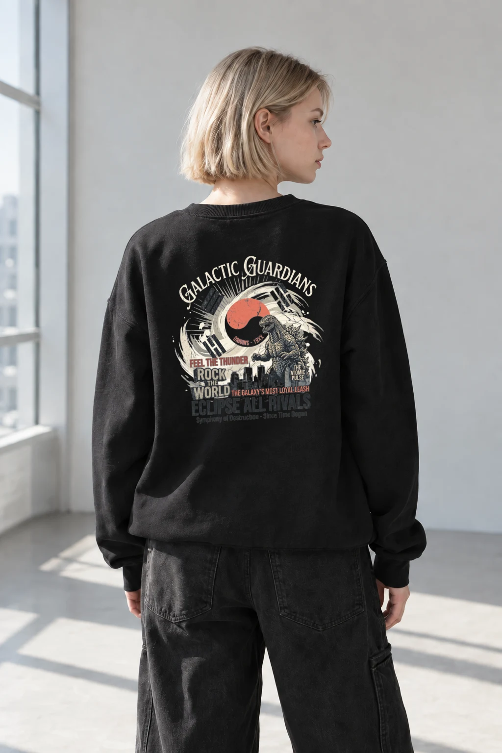 "The Atomic Pulse" Heavy Blend Unisex Crewneck Sweatshirt | Gildan 18000