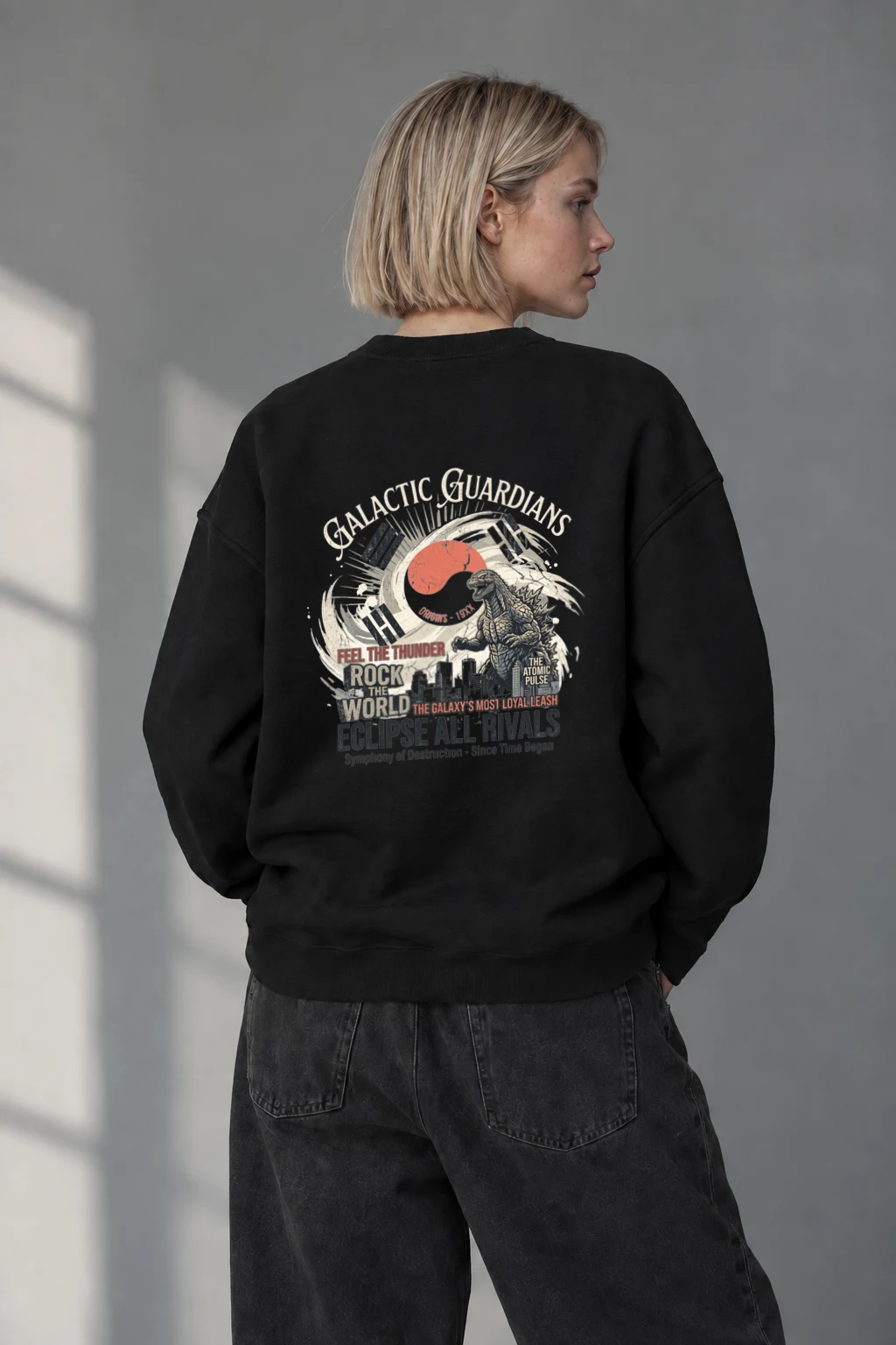 "The Atomic Pulse" Heavy Blend Unisex Crewneck Sweatshirt | Gildan 18000