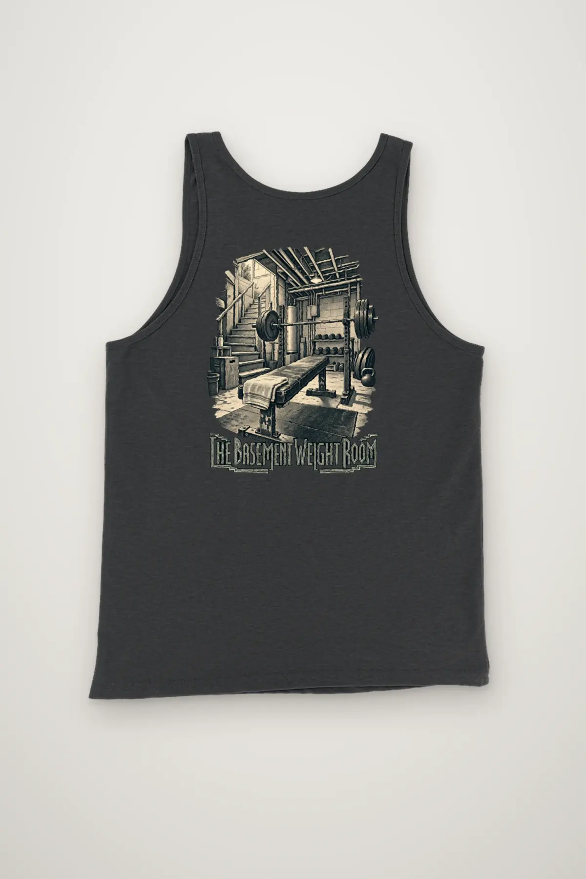 "The Basement Weight Room" Unisex Jersey Tank
