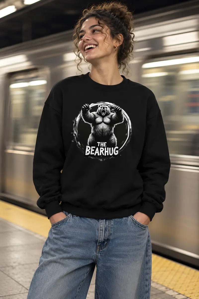 "The Bearhug" Heavy Blend Unisex Crewneck Sweatshirt