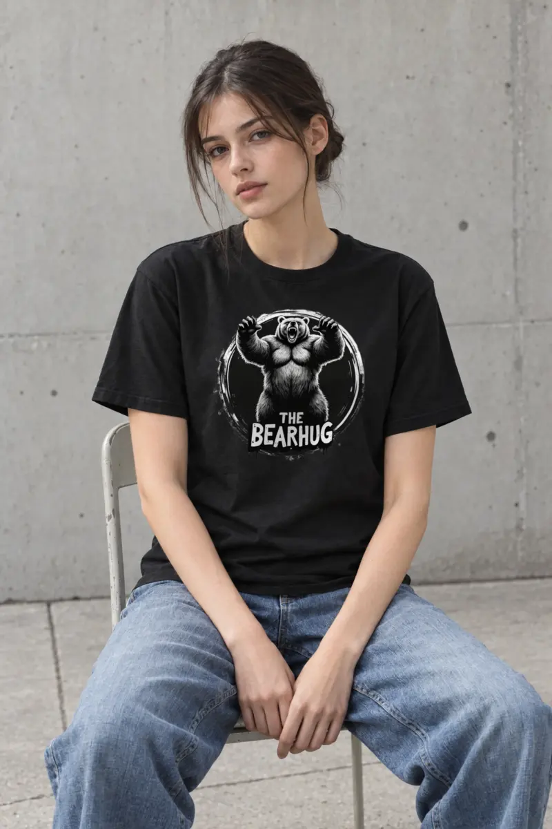 "The Bearhug" Heavyweight Unisex Crewneck T-shirt